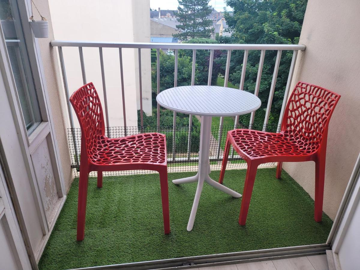 Studio bien équipé, situé en hyper centre Vendôme Exterior foto
